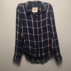 Flannel button down shirt
